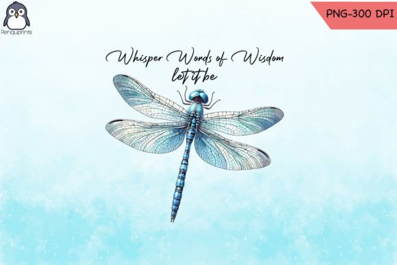 Download Whisper Words of Wisdom Dragonfly PNG - Premium Bundle